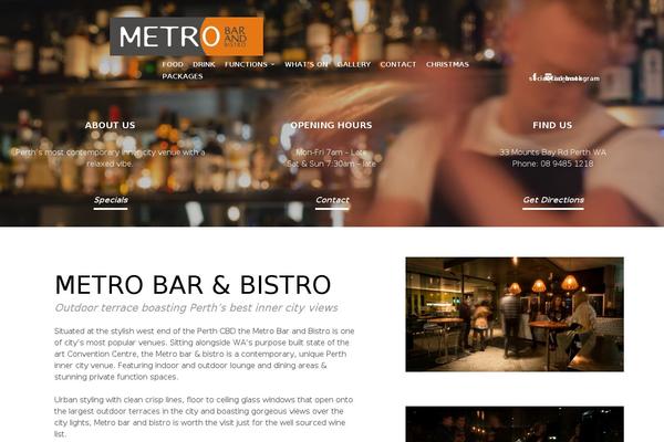 metrobarandbistro.com.au site used Ristorante-child