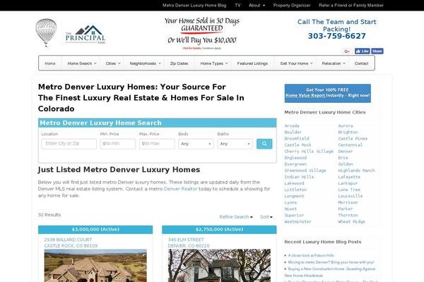 Site using Stratum-menu plugin