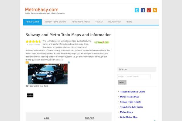 Root theme site design template sample
