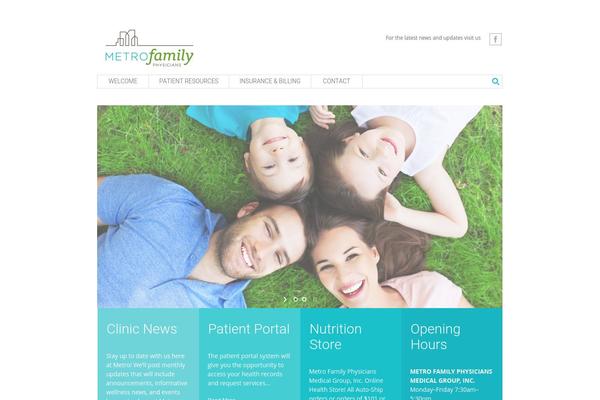 MediCure theme site design template sample