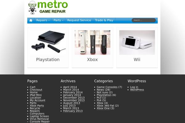 Intro theme site design template sample
