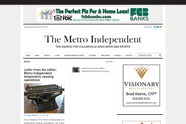 Site using WP FuneralPress plugin