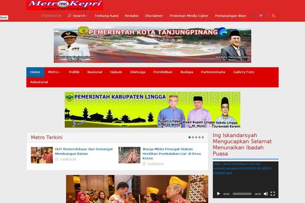 Optimumag theme site design template sample