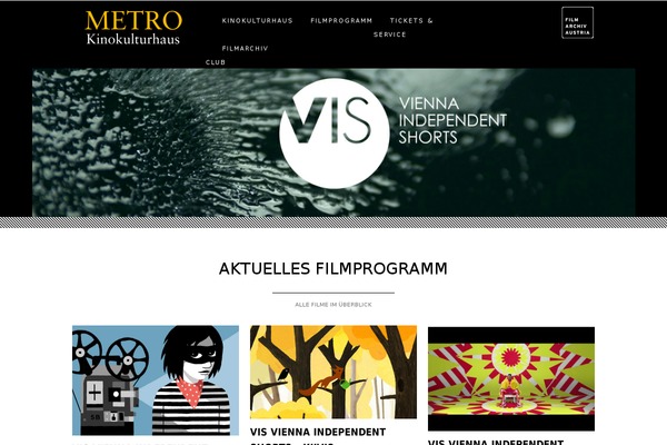 metrokino.at site used Filmarchiv