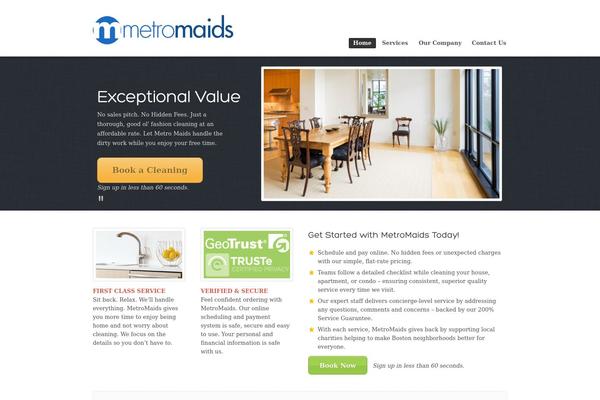 Promotion theme site design template sample