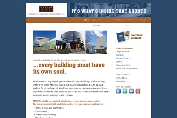 Mmc theme site design template sample