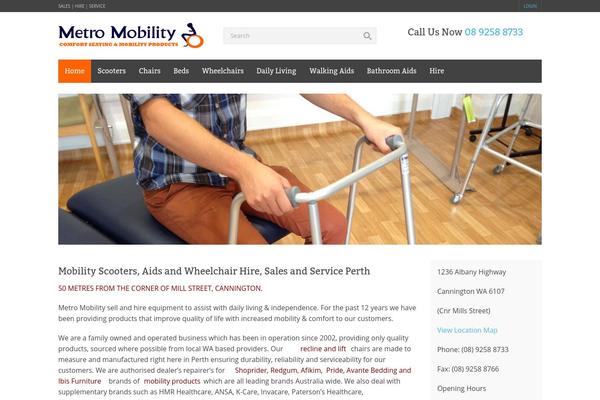 OXY theme site design template sample