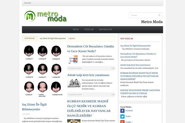 Tribune theme site design template sample
