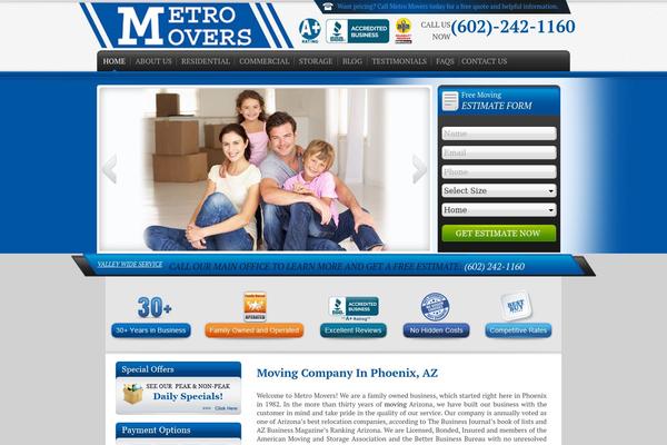 Salient theme site design template sample