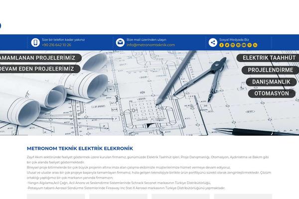 Atlas theme site design template sample