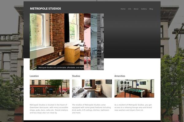 Studiobox theme site design template sample