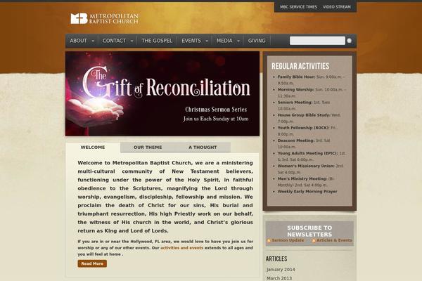 Light of Peace theme site design template sample