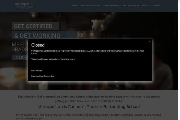 metropolitanbartending.com site used Builder Custom