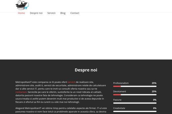 Impreza theme site design template sample