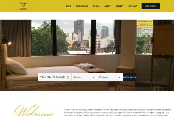 Hotello theme site design template sample