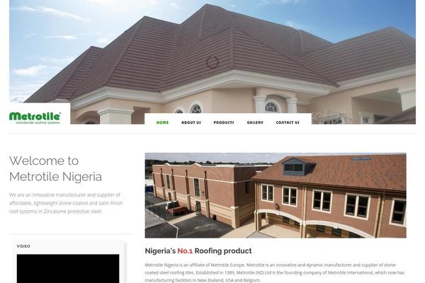 Thine theme site design template sample