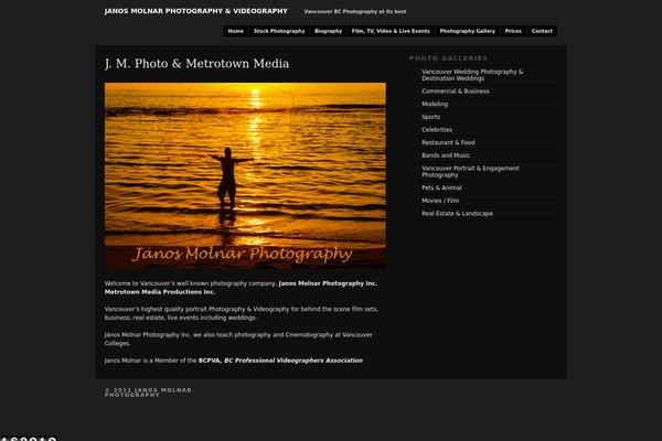 Finch theme site design template sample