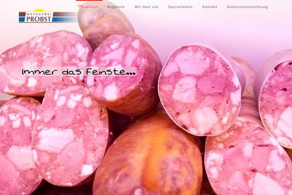 X Child theme site design template sample