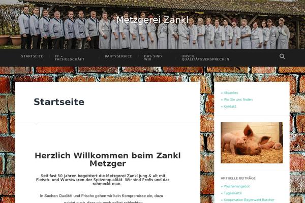 Baskerville theme site design template sample
