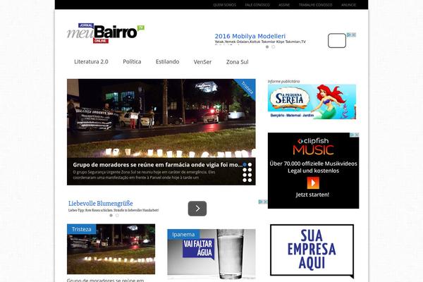 Gonzo theme site design template sample
