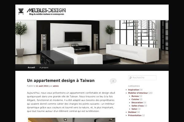 Twenty Eleven theme site design template sample