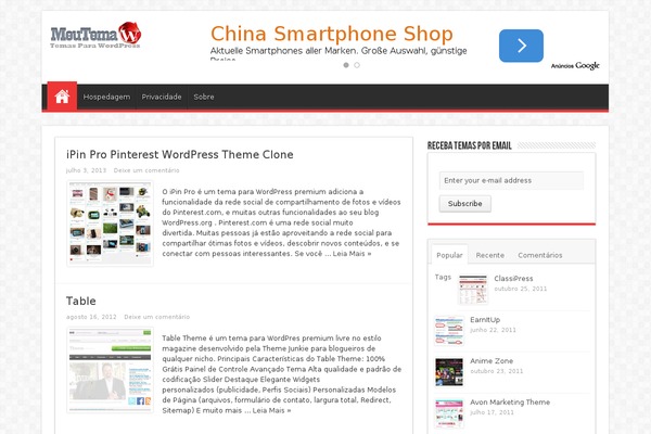 Site using WordPress Manutenção plugin