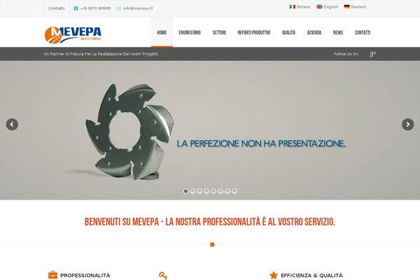 Solveto theme site design template sample