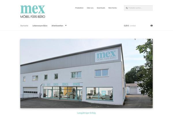 Storefront theme site design template sample