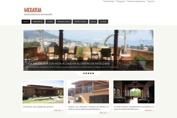 Parabola theme site design template sample