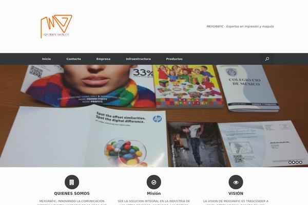 Vantage theme site design template sample