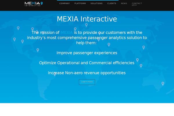 mexia theme websites examples
