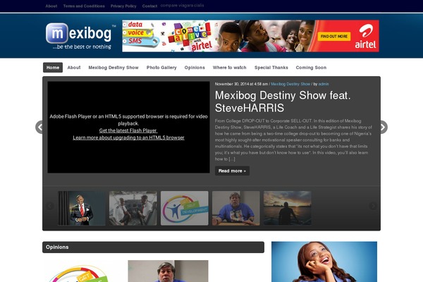 Videozoom theme site design template sample