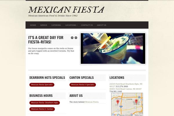 Diner theme site design template sample