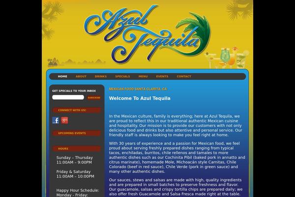 Azul theme site design template sample