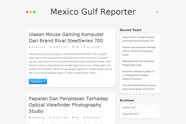Sensible WP theme site design template sample