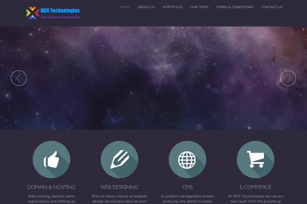 Codeus theme site design template sample