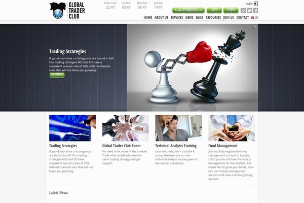 Integra theme site design template sample