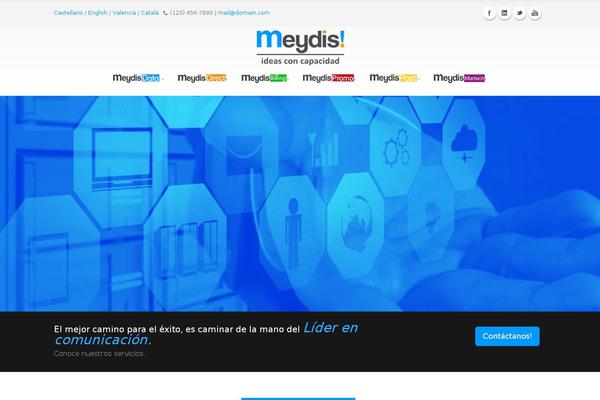 Porto theme site design template sample