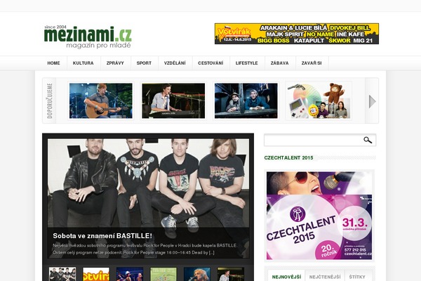 Broadcast theme site design template sample