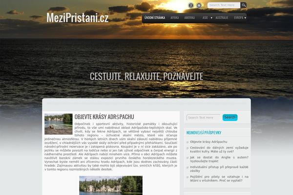 Travel Lite theme site design template sample