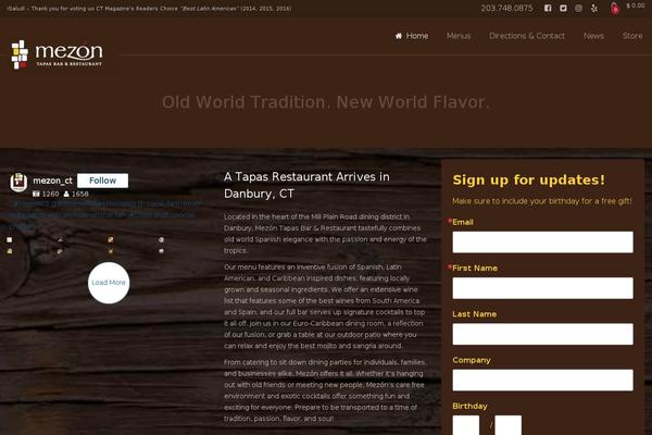 mezonct.com site used Lambda-child-theme