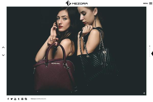 BORDER theme site design template sample