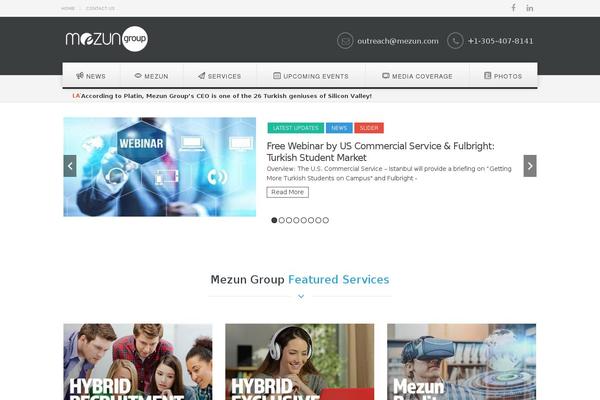 California-wp theme site design template sample