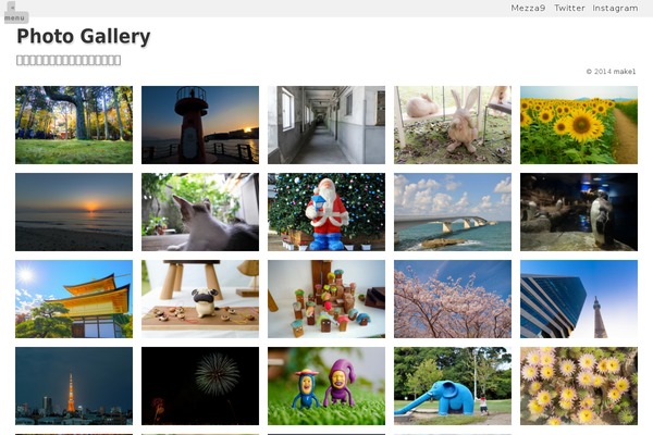 Photo theme site design template sample