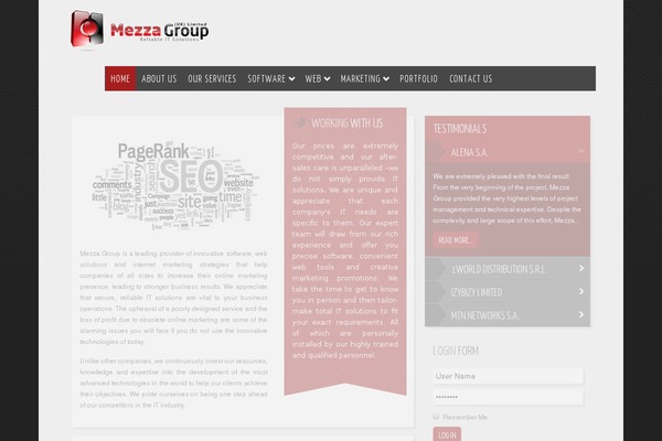 Genius theme site design template sample