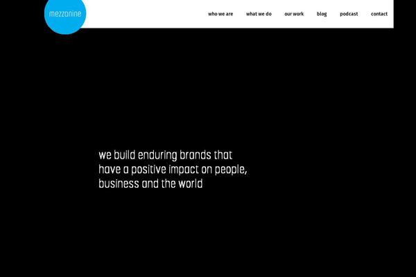 mezzanine.co site used Mezzpress