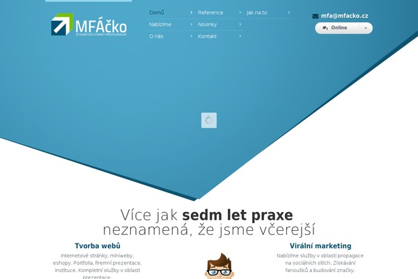 mfacko.cz site used Nollie