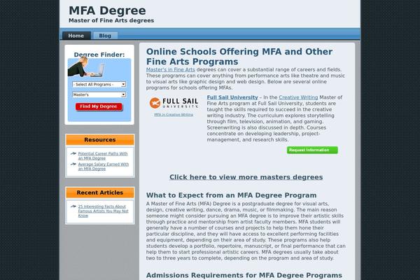 mfadegree.org site used Stunningbeauty