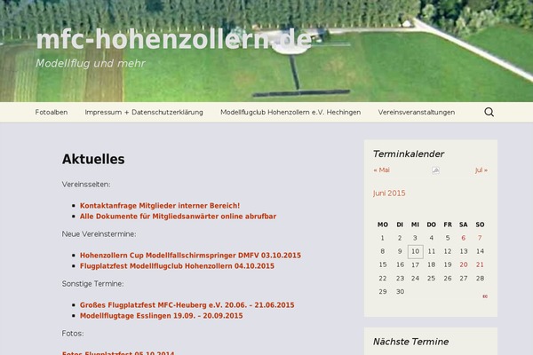Site using Event-calendar plugin