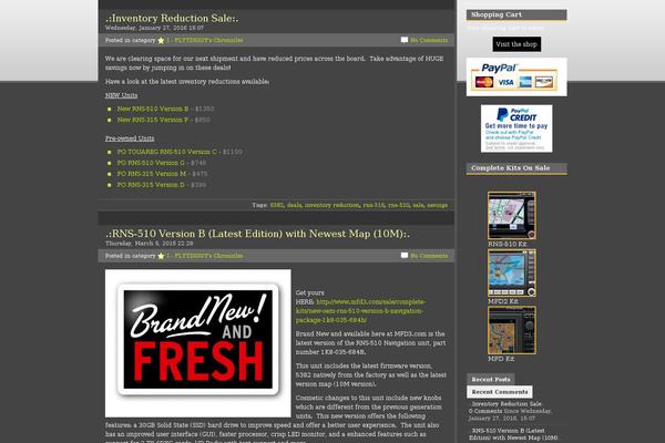 Site using WP eCommerce plugin